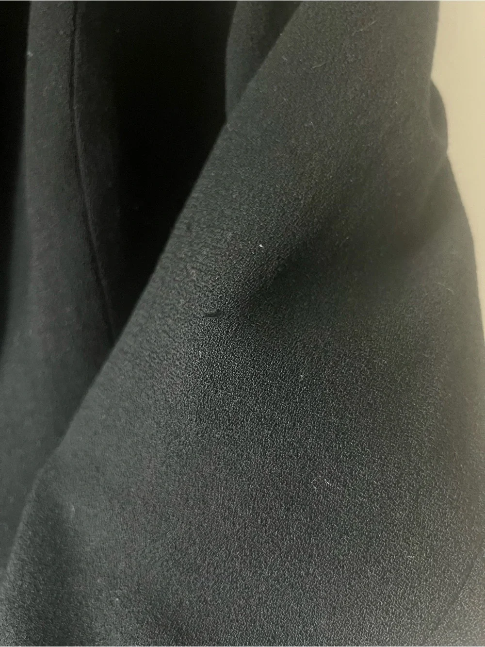 Christian Dior Black Satin Lapel One Button Blazer Jacket Size 14 Vintage